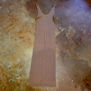 Enzo Costa - Ribbed Body Con Midi Dress - L